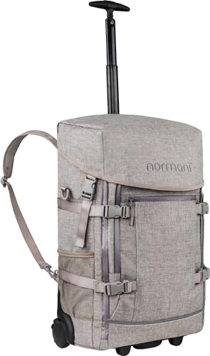 normani Backpacker Reisetaschen-Rucksack Reiserucksack mit Trolleyfunktion mit Frontloader und Handgepäckmaßen 50x37x20 cm - 37 Liter Volumen auf 3 Fächer Farbe Beige Größe 50 x 37 x 20 cm normani Backpacker Reisetaschen-Rucksack Reiserucksack mit Trolleyfunktion mit Frontloader und Handgepäckmaßen 50x37x20 cm - 37 Liter Volumen auf 3 Fächer Farbe Beige Größe 50 x 37 x 20 cm von normani