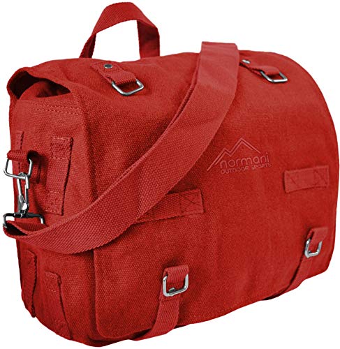 normani Bundeswehr Kampftasche Umhängetasche groß Farbe Rot normani Bundeswehr Kampftasche Umhängetasche groß Farbe Rot von normani