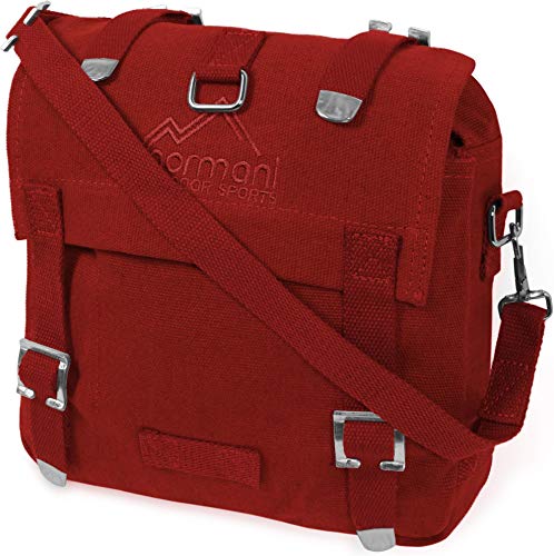 normani Bundeswehr Kampftasche klein Umhängetasche Canvas Bag Farbe Rot normani Bundeswehr Kampftasche klein Umhängetasche Canvas Bag Farbe Rot von normani