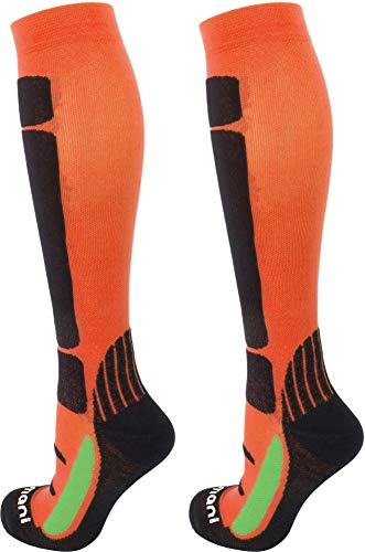normani Coolmax Sport Kompressionsstrümpfe mit Frotteesohle und anatomisch angeordneten Polsterzonen Farbe Orange/Schwarz Größe 39-42 normani Coolmax Sport Kompressionsstrümpfe mit Frotteesohle und anatomisch angeordneten Polsterzonen Farbe Orange/Schwarz Größe 39-42 von normani