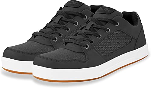 normani Cotton Canvas Herren Sneaker Halbschuhe mit Schnürsenkel Farbe Dunkelgrau Größe 44 von normani