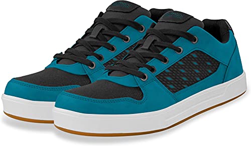 normani Cotton Canvas Herren Sneaker Halbschuhe mit Schnürsenkel Farbe Petrol Größe 40 von normani