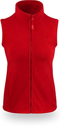 normani Damen Fleeceweste mit Stehkragen und extra winddichtem 280g Fleece Farbe Rot Größe 3XL normani Damen Fleeceweste mit Stehkragen und extra winddichtem 280g Fleece Farbe Rot Größe 3XL von normani