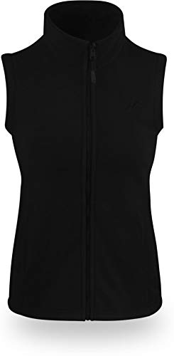 normani Damen Fleeceweste mit Stehkragen und extra winddichtem 280g Fleece Farbe Schwarz Größe L normani Damen Fleeceweste mit Stehkragen und extra winddichtem 280g Fleece Farbe Schwarz Größe L von normani