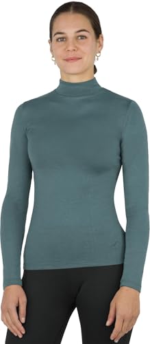 normani Damen Merino Pullover mit Stehkragen Rollkragenpullover aus Merinowolle - Winter Feinstrickpullover Wollpullover Langarmpullover mit Kragen - 100% Bio-Merinowolle Farbe Blau Größe M normani Damen Merino Pullover mit Stehkragen Rollkragenpullover aus Merinowolle - Winter Feinstrickpullover Wollpullover Langarmpullover mit Kragen - 100% Bio-Merinowolle Farbe Blau Größe M von normani