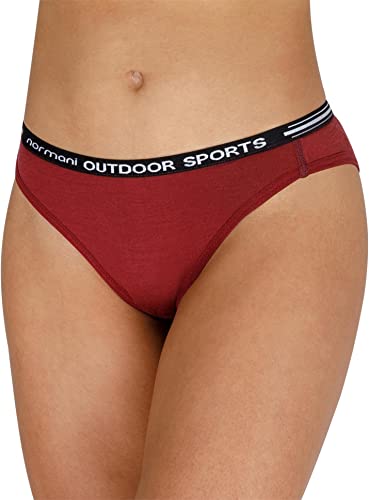 normani Damen Merino Slip Unterhose Merinounterwäsche Sport Outdoor Hipkini Schlüpfer Unterhose - 100% Bio-Merinowolle Farbe Rot Größe XS normani Damen Merino Slip Unterhose Merinounterwäsche Sport Outdoor Hipkini Schlüpfer Unterhose - 100% Bio-Merinowolle Farbe Rot Größe XS von normani
