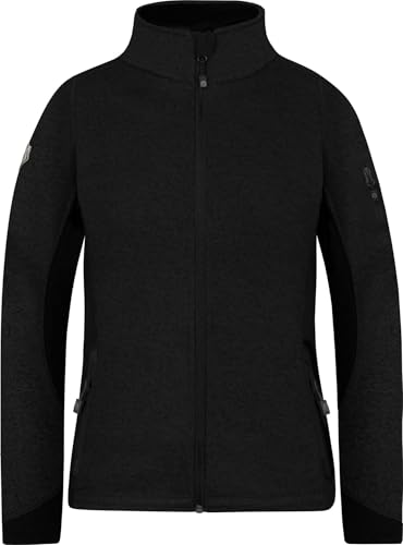 normani Damen Outdoor Strickjacke Fleecejacke Strick-Fleecejacke Sweatjacke Cardigan Langärmlig Full Zip mit Stehkragen und Seitentaschen Farbe Schwarz Größe M normani Damen Outdoor Strickjacke Fleecejacke Strick-Fleecejacke Sweatjacke Cardigan Langärmlig Full Zip mit Stehkragen und Seitentaschen Farbe Schwarz Größe M von normani