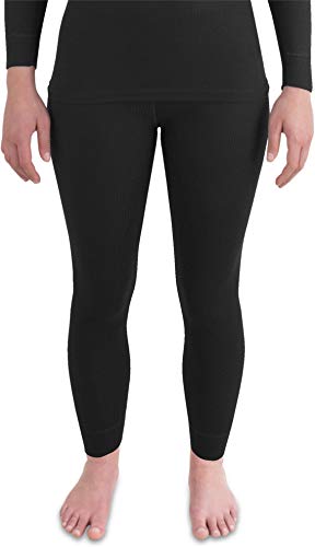 normani Damen Thermo-Unterhose lang mit Quick-Dry-Funktionsmaterial in Rippoptik - Funktionsunterhose warm, weich, schnelltrocknend und atmungsaktiv Farbe Schwarz Größe XS normani Damen Thermo-Unterhose lang mit Quick-Dry-Funktionsmaterial in Rippoptik - Funktionsunterhose warm, weich, schnelltrocknend und atmungsaktiv Farbe Schwarz Größe XS von normani