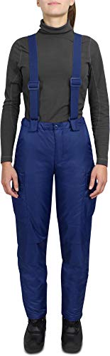 normani Damen Winter Thermohose gefüttert mit abnehmbaren Hosenträgern Farbe Navy Größe S normani Damen Winter Thermohose gefüttert mit abnehmbaren Hosenträgern Farbe Navy Größe S von normani