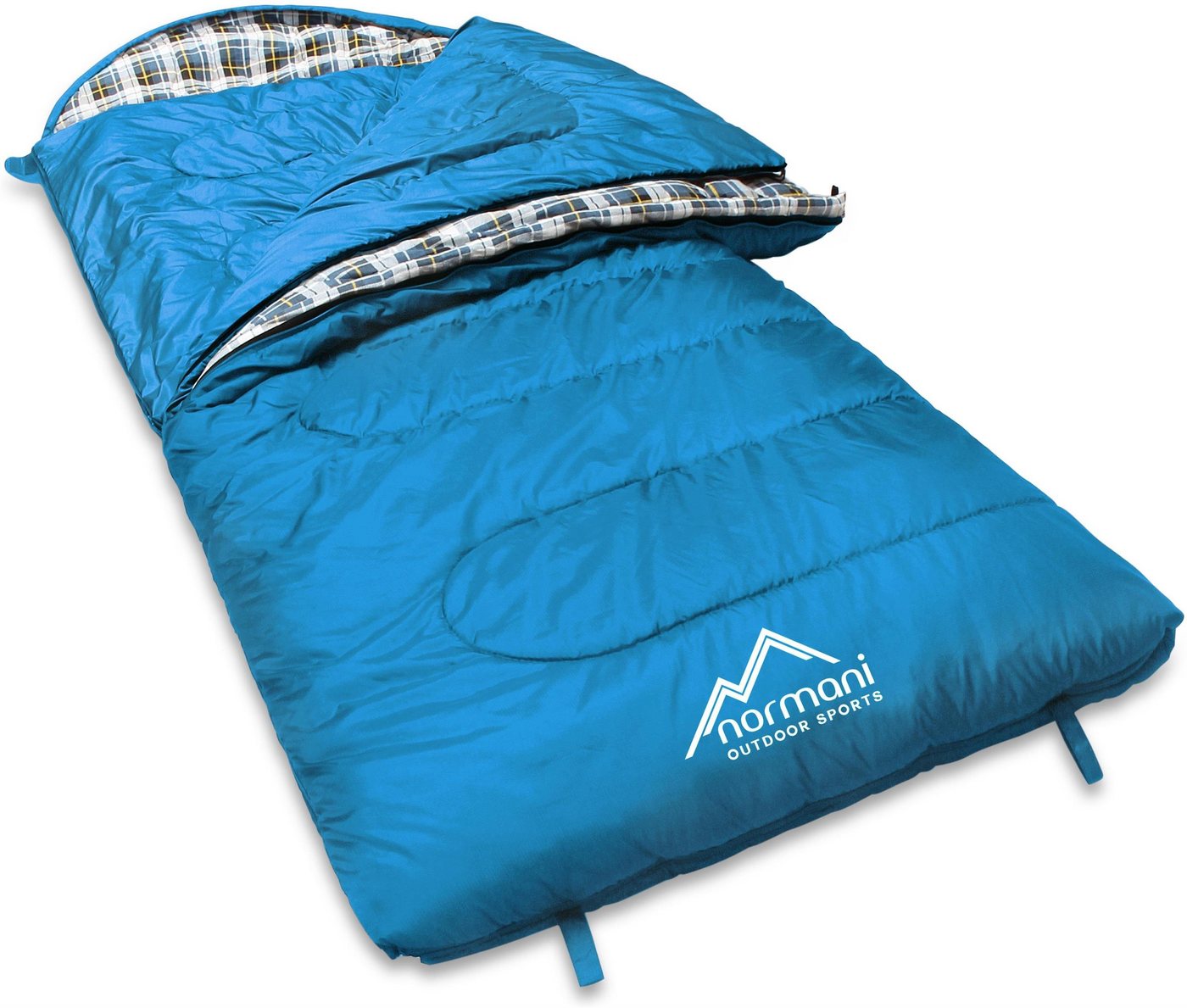 normani Deckenschlafsack Outdoor-Schlafsack Extrem 4-In-1 Antarctica, bis -40°C 500 + 250 g/m² Füllung von normani