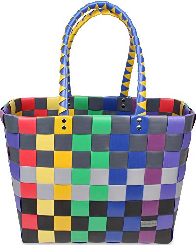 normani Einkaufskorb geflochten - wasserabweisend und robust Farbe Classic/Rainbow normani Einkaufskorb geflochten - wasserabweisend und robust Farbe Classic/Rainbow von normani