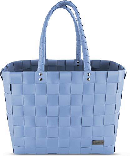 normani Einkaufstasche geflochten mit Henkeln - Tragetasche extra robust Farbe Light Blue normani Einkaufstasche geflochten mit Henkeln - Tragetasche extra robust Farbe Light Blue von normani