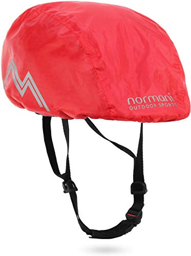 normani Fahrradhelm Regenüberzug mit reflektierenden Elementen, verstellbar und wasserdicht Farbe Dunkelrot normani Fahrradhelm Regenüberzug mit reflektierenden Elementen, verstellbar und wasserdicht Farbe Dunkelrot von normani