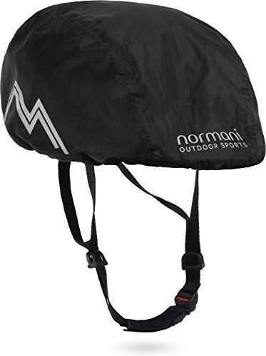 normani Fahrradhelm Regenüberzug mit reflektierenden Elementen, verstellbar und wasserdicht Farbe Schwarz normani Fahrradhelm Regenüberzug mit reflektierenden Elementen, verstellbar und wasserdicht Farbe Schwarz von normani