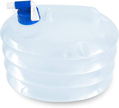 normani Faltbarer Falteimer Wasserkanister mit Hahn in verschiedenen Größen Farbe 5 Liter -R Größe Transparent normani Faltbarer Falteimer Wasserkanister mit Hahn in verschiedenen Größen Farbe 5 Liter -R Größe Transparent von normani