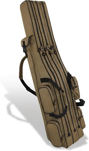 normani Fishing Sports Rutentasche Anglertasche 160 cm Länge mit 3 Kammern bis 6 Ruten für Angelruten, Kescher und Rutenhalter Farbe Coyote Größe 1,60 m normani Fishing Sports Rutentasche Anglertasche 160 cm Länge mit 3 Kammern bis 6 Ruten für Angelruten, Kescher und Rutenhalter Farbe Coyote Größe 1,60 m von normani