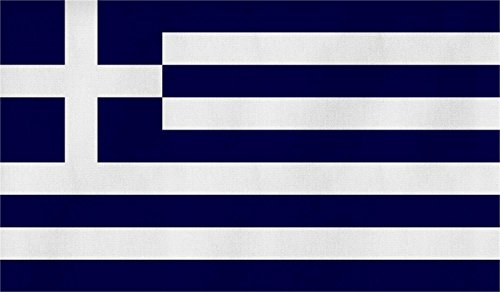 normani Flagge Großformat 250 x 150 cm wetterfest Fahne in 16 verschiedenen Ausführungen mit Ösen Farbe Griechenland von normani
