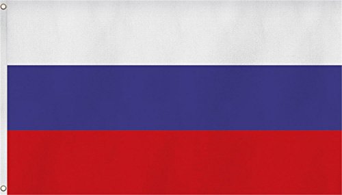 normani Flagge Großformat 250 x 150 cm wetterfest Fahne in 16 verschiedenen Ausführungen mit Ösen Farbe Russland von normani