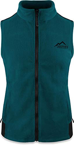 normani Fleece Weste für Damen mit Reißverschlusstaschen, Stehkragen, ZIP-T3K System Farbe Petrol Größe XS normani Fleece Weste für Damen mit Reißverschlusstaschen, Stehkragen, ZIP-T3K System Farbe Petrol Größe XS von normani