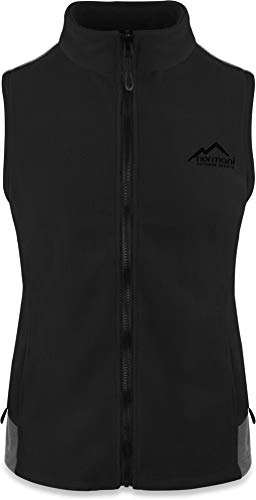 normani Fleece Weste für Damen mit Reißverschlusstaschen, Stehkragen, ZIP-T3K System Farbe Schwarz Größe M normani Fleece Weste für Damen mit Reißverschlusstaschen, Stehkragen, ZIP-T3K System Farbe Schwarz Größe M von normani
