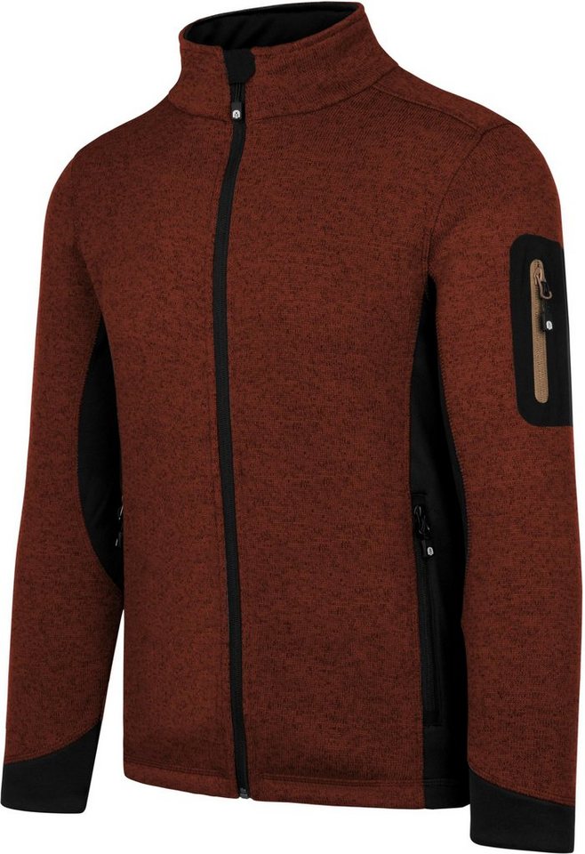 normani Fleecejacke Herren Strick-Fleecejacke Wapusk Strickjacke mit Stehkragen und Seitentaschen Outdoor normani Fleecejacke Herren Strick-Fleecejacke Wapusk Strickjacke mit Stehkragen und Seitentaschen Outdoor von normani