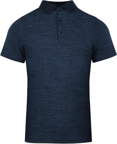 normani Herren Merino Polo-Shirt Kurzarm Sommer T-Shirt mit Kragen Outdoor Polohemd aus 100% Merinowolle Farbe Navy Größe 3XL normani Herren Merino Polo-Shirt Kurzarm Sommer T-Shirt mit Kragen Outdoor Polohemd aus 100% Merinowolle Farbe Navy Größe 3XL von normani