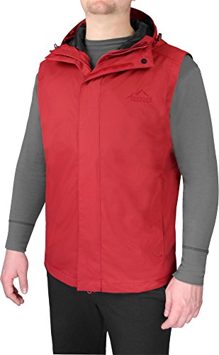 normani Herren Outdoor Softshell Weste Funktionsweste mit Kapuze und Stehkragen Freizeitweste Farbe Rot Größe L normani Herren Outdoor Softshell Weste Funktionsweste mit Kapuze und Stehkragen Freizeitweste Farbe Rot Größe L von normani