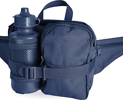 normani Hüfttasche mit Trinkflasche und verstellbarem Bauchgurt Farbe Navy normani Hüfttasche mit Trinkflasche und verstellbarem Bauchgurt Farbe Navy von normani