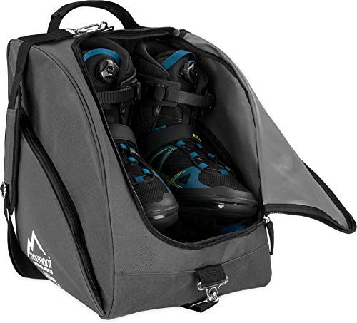 normani Inlinertasche Skatertasche Rollschuhtasche Skatertasche Hockeytasche Tragetasche mit praktischen Fächern 45 Liter Farbe Anthrazit von normani