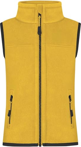 normani Kinder Fleeceweste Ärmellose Weste Strickweste Atmungsaktives Outdoor Oberteil mit Stehkragen und Seitentaschen Farbe Gelb Größe 146-152 normani Kinder Fleeceweste Ärmellose Weste Strickweste Atmungsaktives Outdoor Oberteil mit Stehkragen und Seitentaschen Farbe Gelb Größe 146-152 von normani