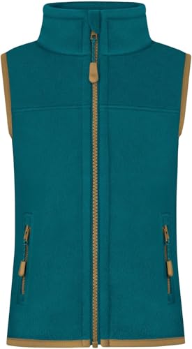 normani Kinder Fleeceweste Ärmellose Weste Strickweste Atmungsaktives Outdoor Oberteil mit Stehkragen und Seitentaschen Farbe Petrol Größe 170-176 normani Kinder Fleeceweste Ärmellose Weste Strickweste Atmungsaktives Outdoor Oberteil mit Stehkragen und Seitentaschen Farbe Petrol Größe 170-176 von normani