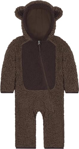 normani Kinder Teddy Overall Unisex Jumpsuit Strampler Fleece Winteranzug mit Kapuze für Junge und Mädchen Farbe Dunkelbraun Größe 18-24 Monate normani Kinder Teddy Overall Unisex Jumpsuit Strampler Fleece Winteranzug mit Kapuze für Junge und Mädchen Farbe Dunkelbraun Größe 18-24 Monate von normani