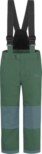 normani Kinder Winterhose mit Hosenträgern - wasserdichte Schneehose Skihose gefütterte Thermohose mit abnehmbaren Hosenträgern für Junge und Mädchen Farbe Grün Größe 110-116 normani Kinder Winterhose mit Hosenträgern - wasserdichte Schneehose Skihose gefütterte Thermohose mit abnehmbaren Hosenträgern für Junge und Mädchen Farbe Grün Größe 110-116 von normani