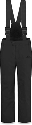 normani Kinder Winterhose mit Hosenträgern - wasserdichte Schneehose Skihose gefütterte Thermohose mit abnehmbaren Hosenträgern für Junge und Mädchen Farbe Schwarz Größe 98-104 normani Kinder Winterhose mit Hosenträgern - wasserdichte Schneehose Skihose gefütterte Thermohose mit abnehmbaren Hosenträgern für Junge und Mädchen Farbe Schwarz Größe 98-104 von normani