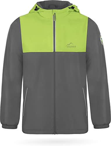 normani Kinder Winterjacke Skijacke Schneejacke wasserdichte Outdoorjacke für Junge und Mädchen - Wassersäule: 7000 mm Farbe Grau Größe 122-128 normani Kinder Winterjacke Skijacke Schneejacke wasserdichte Outdoorjacke für Junge und Mädchen - Wassersäule: 7000 mm Farbe Grau Größe 122-128 von normani