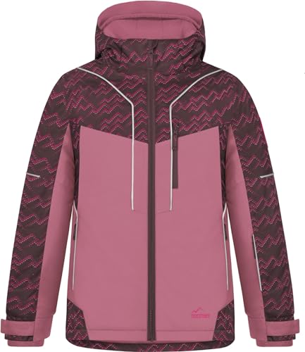 normani Kinder Winterjacke wasserdichte Skijacke mit Abnehmbarer Kapuze Thermojacke Funktionsjacke für Junge und Mädchen Farbe Rosa Größe 122-128 normani Kinder Winterjacke wasserdichte Skijacke mit Abnehmbarer Kapuze Thermojacke Funktionsjacke für Junge und Mädchen Farbe Rosa Größe 122-128 von normani