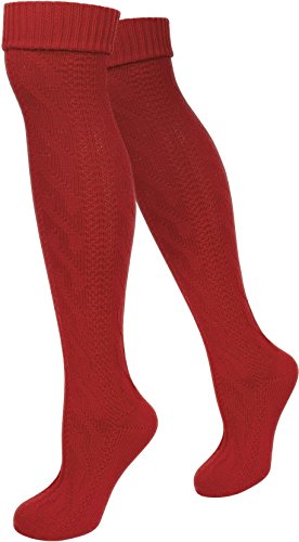 normani Kniebundhosenstrümpfe- Jagdkniestrümpfe Farbe Rot Größe 39/42 von normani