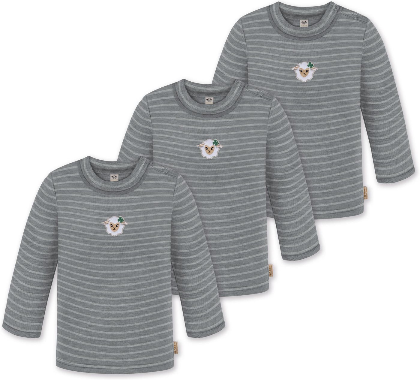normani Langarmwickelbody 3er Pack Baby Merino Longsleeve „Taupo" Kinder Merino Winter Pullover Langarm Shirt aus 100 % Merinowolle normani Langarmwickelbody 3er Pack Baby Merino Longsleeve „Taupo" Kinder Merino Winter Pullover Langarm Shirt aus 100 % Merinowolle von normani