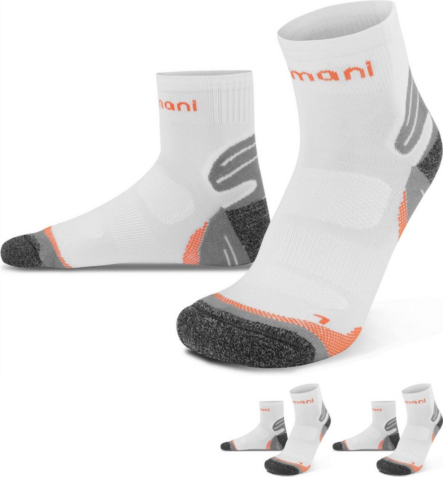 normani Laufsocken (3 Paar) kurzer Schaft mit elastischem Aktivbund von normani