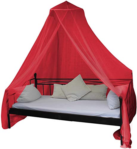 normani Mobiles Moskitonetz - Insektenschutz für In- und Outdoor - für Einzel- und Doppelbetten Farbe Rot normani Mobiles Moskitonetz - Insektenschutz für In- und Outdoor - für Einzel- und Doppelbetten Farbe Rot von normani