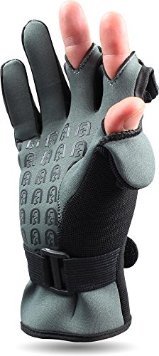 normani Neopren Anglerhandschuhe Titanium Neopren 2,5 mm und abnehmbaren Fingerkuppen Farbe Schwarz/Grau Größe XXL normani Neopren Anglerhandschuhe Titanium Neopren 2,5 mm und abnehmbaren Fingerkuppen Farbe Schwarz/Grau Größe XXL von normani