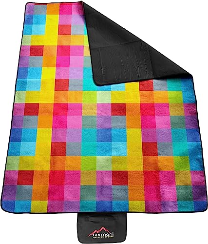 normani Outdoor Campingdecke Fleece mit Tragegriff wasserdicht isoliert Farbe Bunt normani Outdoor Campingdecke Fleece mit Tragegriff wasserdicht isoliert Farbe Bunt von normani