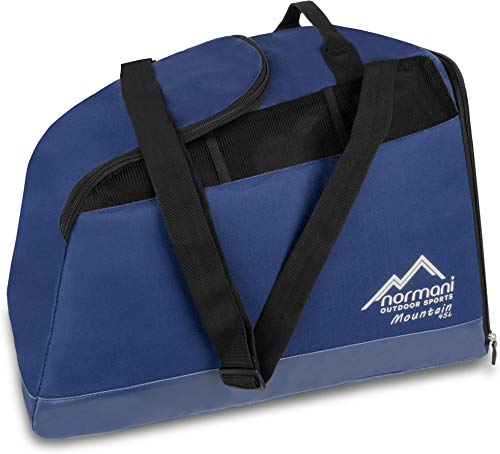 normani Outdoor Sports Skischuhtasche mit separatem Helmfach und Schuhfach - wasserdichter 45 Liter Alpine Mountain Boden Farbe Navy von normani