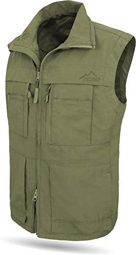 normani Outdoorweste für Herren - aus Atmungsaktivem Sonnenschutzmaterial +50°C, in S -5XL erhältlich Farbe Oliv Größe M normani Outdoorweste für Herren - aus Atmungsaktivem Sonnenschutzmaterial +50°C, in S -5XL erhältlich Farbe Oliv Größe M von normani