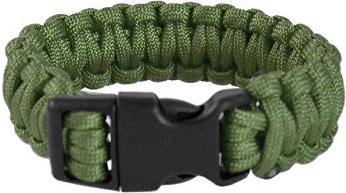 normani Professionelles Survival Armband aus geflochtener Paracord mit Clipverschluss 22mm Farbe Oliv Größe L normani Professionelles Survival Armband aus geflochtener Paracord mit Clipverschluss 22mm Farbe Oliv Größe L von normani