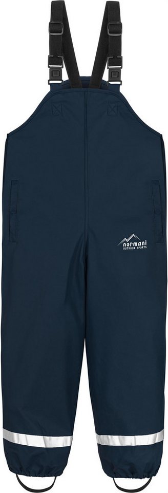 normani Regenhose Baby Regenhose mit Hosenträgern 'Skjolden' Wasserdichte Kinderhose Matschhose Buddelhose mit Reflektoren normani Regenhose Baby Regenhose mit Hosenträgern 'Skjolden' Wasserdichte Kinderhose Matschhose Buddelhose mit Reflektoren von normani