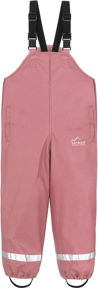 normani Regenhose Kinder Regenhose mit Hosenträgern „Skjolden“ Wasserdichte Regenlatzhose Überziehhose - ungefütterte Matschhose normani Regenhose Kinder Regenhose mit Hosenträgern „Skjolden“ Wasserdichte Regenlatzhose Überziehhose - ungefütterte Matschhose von normani
