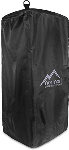 normani Regenhülle für Taschen Schlafsäcke oder Seesack Classic Sea von 60 bis 140 Liter - wasserdicht Farbe Schwarz Größe 140 Liter von normani