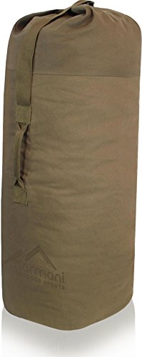 normani Reiseseesack XXL 140 Liter - Classic Sea III aus Canvas Baumwolle Farbe Beige von normani