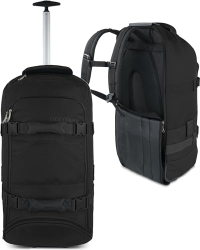 normani Reisetasche Trolley mit Rucksackfunktion 90 Liter - Backpacker mit Frontloader praktischer Reisetrolley und Rucksack in Einem mit 7 Fächern Farbe Schwarz normani Reisetasche Trolley mit Rucksackfunktion 90 Liter - Backpacker mit Frontloader praktischer Reisetrolley und Rucksack in Einem mit 7 Fächern Farbe Schwarz von normani
